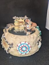 Vintage Native American Indian Wind Up Music Twirling Figure Decor Southwestern picture
