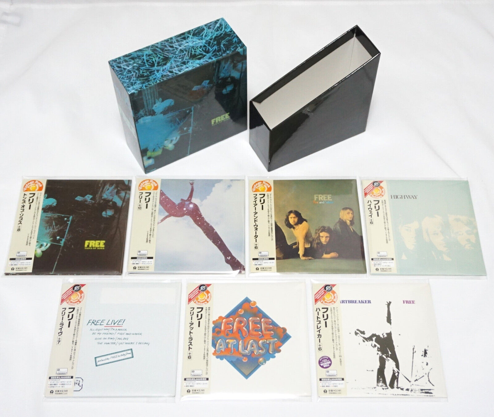 Free Mini LP CD 7 Titles Set + DU Promo Box Replica Paper Sleeve Obi Japan 2002