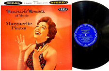 Marguerite Piazza–Memorable Moments Of Music Vinyl LP-1959 Coral USA CRL 757271 picture