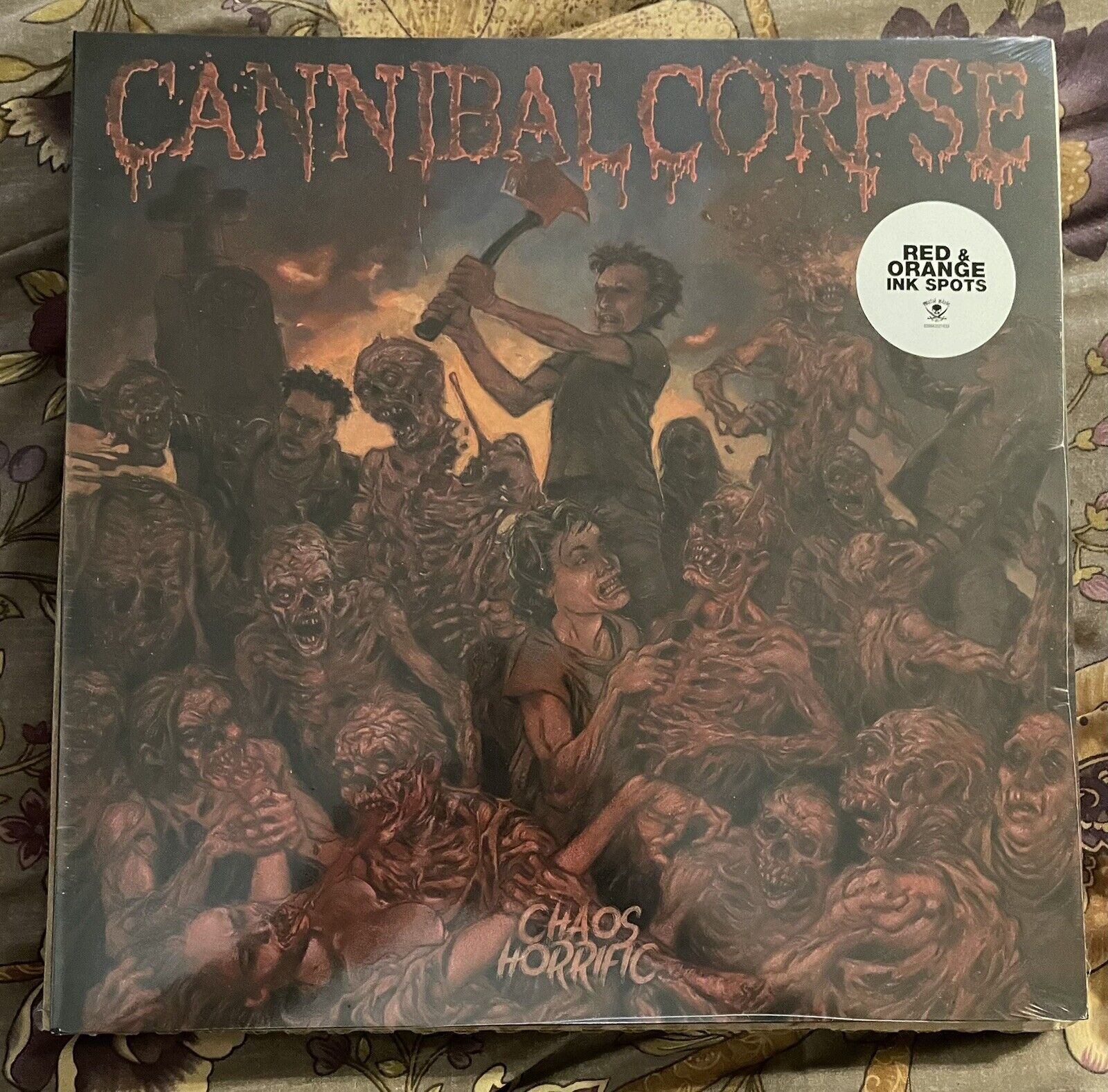 Cannibal Corpse - Chaos Horrific [Red & Orange Splatter Vinyl] NEW And SEALED