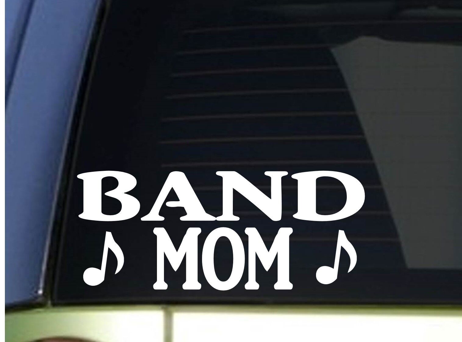 Band Mom sticker *H321* 8.5 inch wide vinyl march guitar drums kit microphone