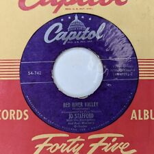 Jo Stafford Starlighters Paul Weston 45 RPM If I Ever Love Again / Red River Z7 picture