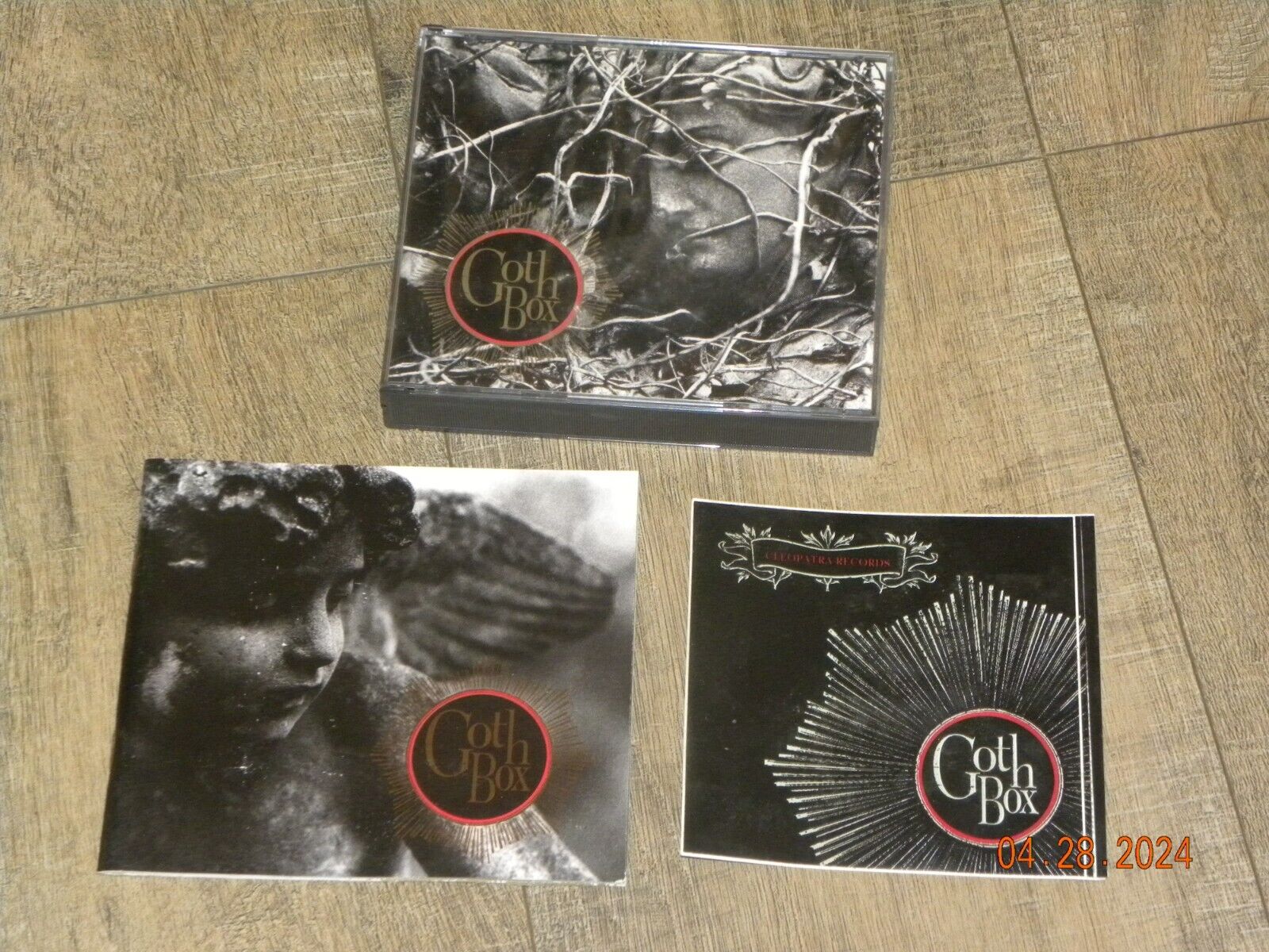 Goth Box  4CD set 1996 Cleopatra Records 60 Tracks + booklet + sticker CDs Mint