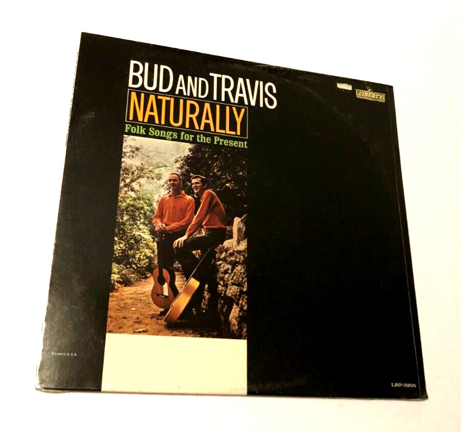 Vintage 60s Bud and Travis Naturally LP Album Records LRP-3295 Folk Mono New
