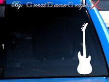 Bass Guitar Style #1 - Vinyl Decal Sticker -Color Choice -HIGH QUALITY picture