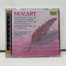 Mozart Symphonies 31-34 Mackerras Prague Chamber Orch CD Telarc picture