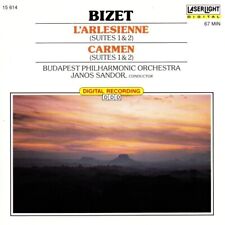 Budapest Philharmonic Orchestra, cond. by Janos Sandor: BIZET (CD, IMPORT, 1989) picture