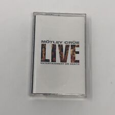 Mötley Crüe Live - Entertainment or Death (Cassette, 1999) picture