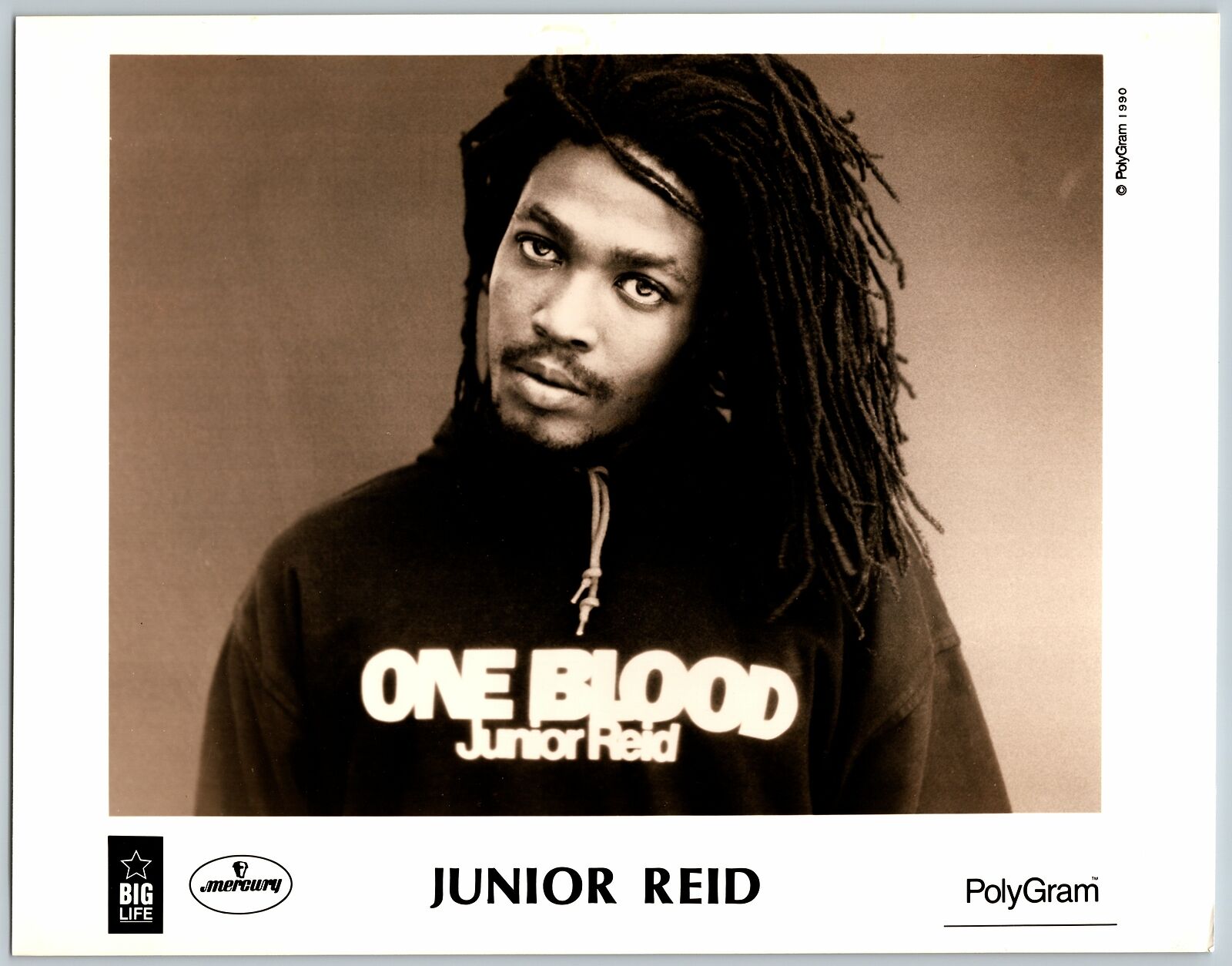 Vintage Glossy Music Press Photos Junior Reid Jamaican Reggae/Dancehall Singer