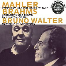 Johannes Brahms Mahler: Symphony No. 1 / Brahms: Variations on a Theme By H (CD) picture