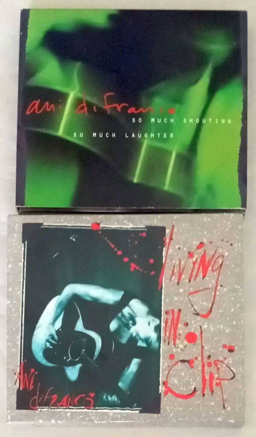 Ani DiFranco 2-CD So Much Shouting Laughter AND Living In Clip 4 CDs + Booklets