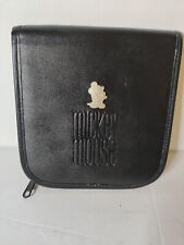 Disney Store Mickey Mouse Leather CD Case Zipper 6 Sleeves Holds 12 picture