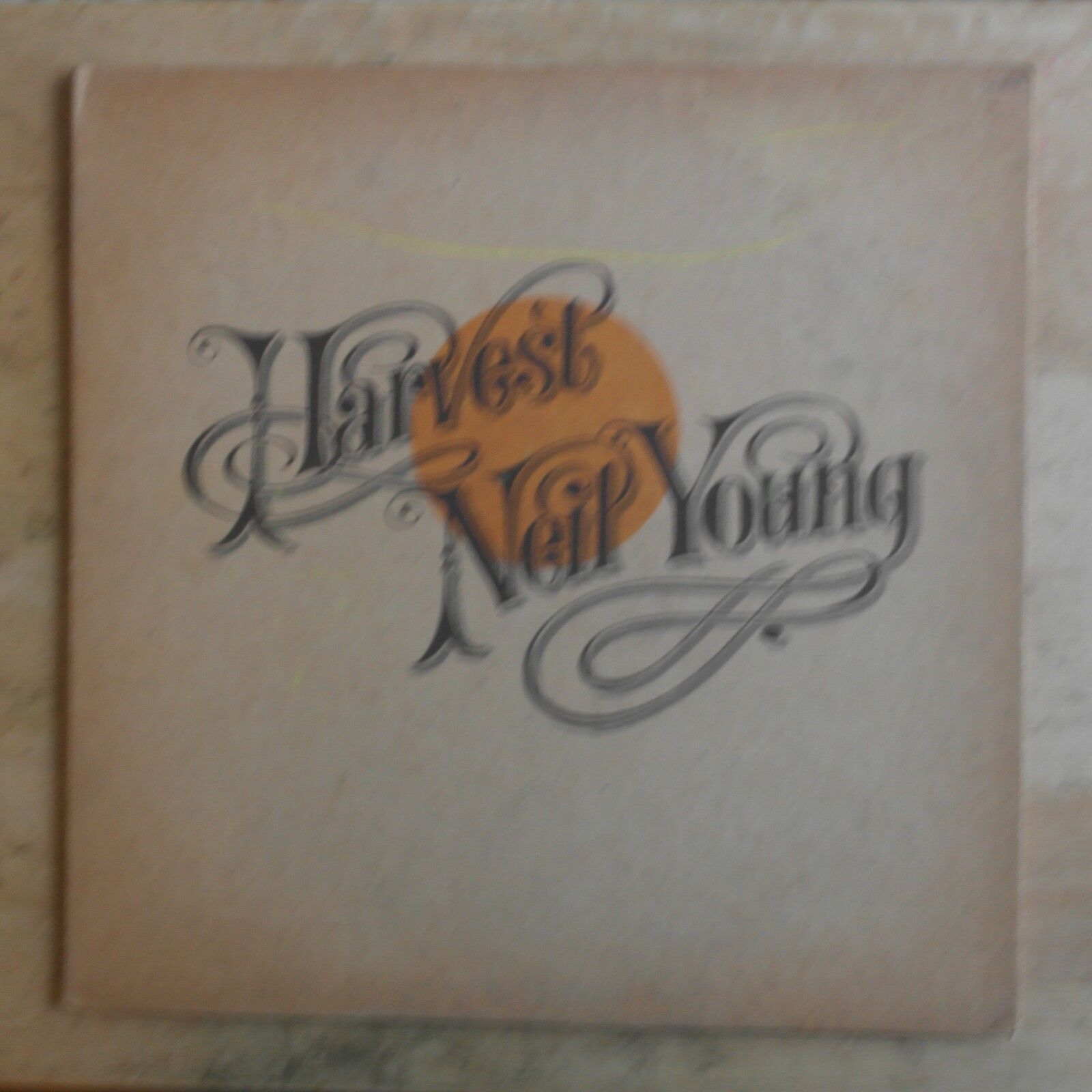 Vintage Neil Young ‎– Harvest 1984 Vinyl LP Record
