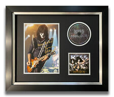 TOMMY THAYER HAND SIGNED FRAMED CD DISPLAY - KISS - MONSTER. picture