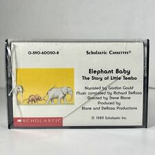 Elephant Baby Story of Little Tembo Scholastic Books Cassette Tape 1989 Sealed picture