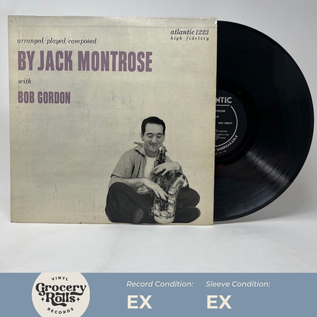 By Jack Montrose with Bob Gordon LP Vinyl Atlantic 1223 EX/EX