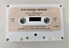 Scat Singing Method Cassette Tape Scott Fredrickson 1982 TESTED Practice Tunes picture