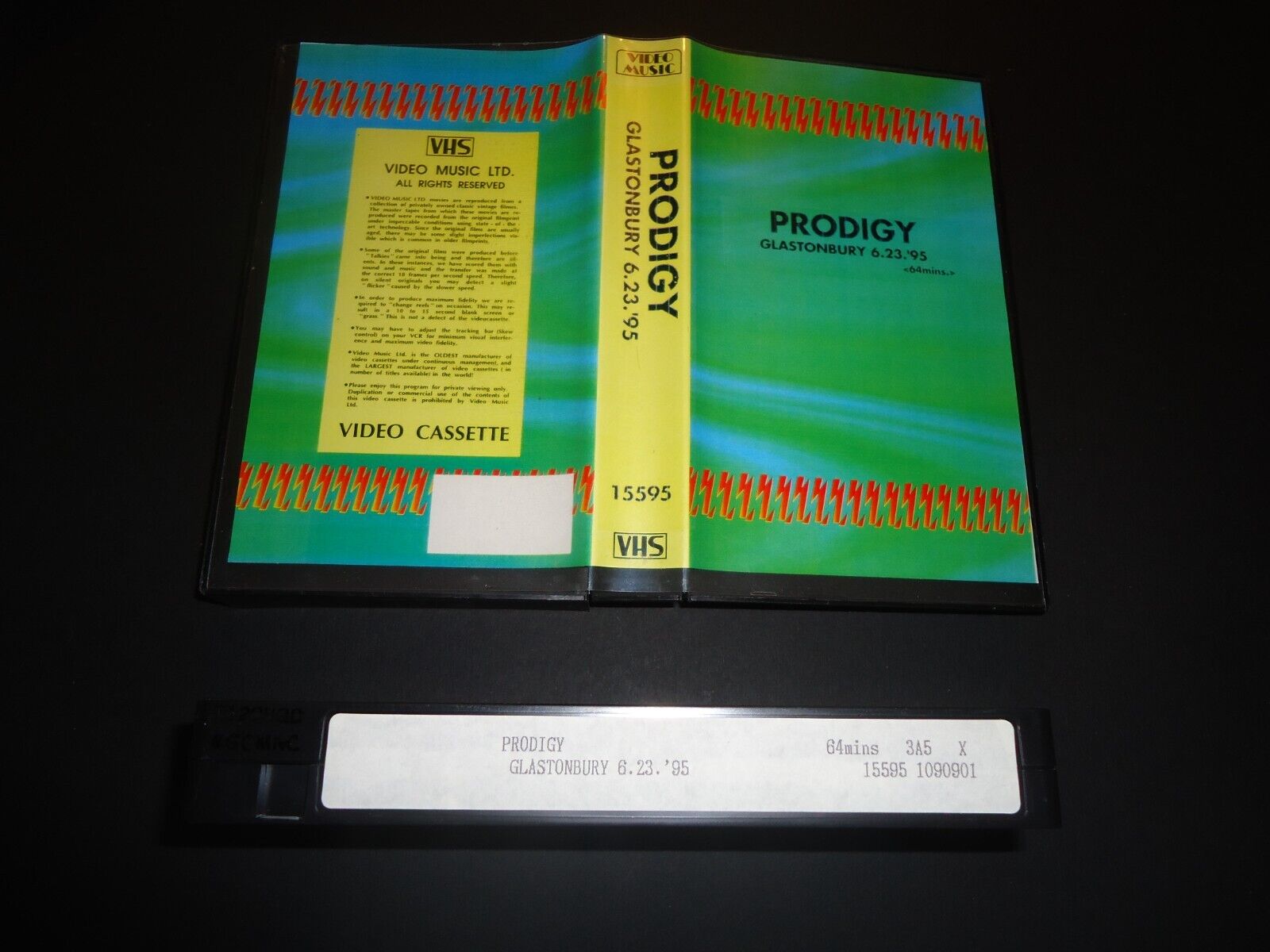 The Prodigy - Very Rare concert VHS - Glastonbury 95