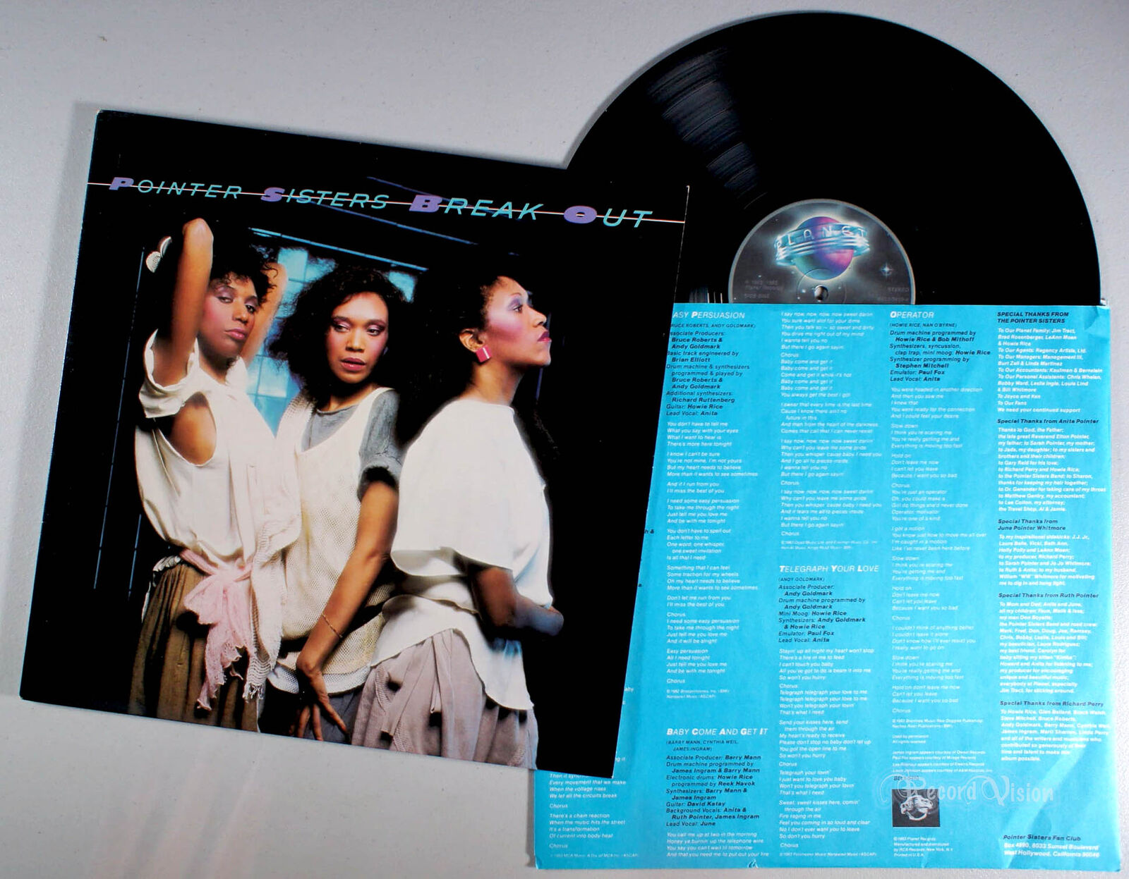Pointer Sisters - Break Out (1983) Vinyl LP • Jump, Automatic, I\'m So Excited