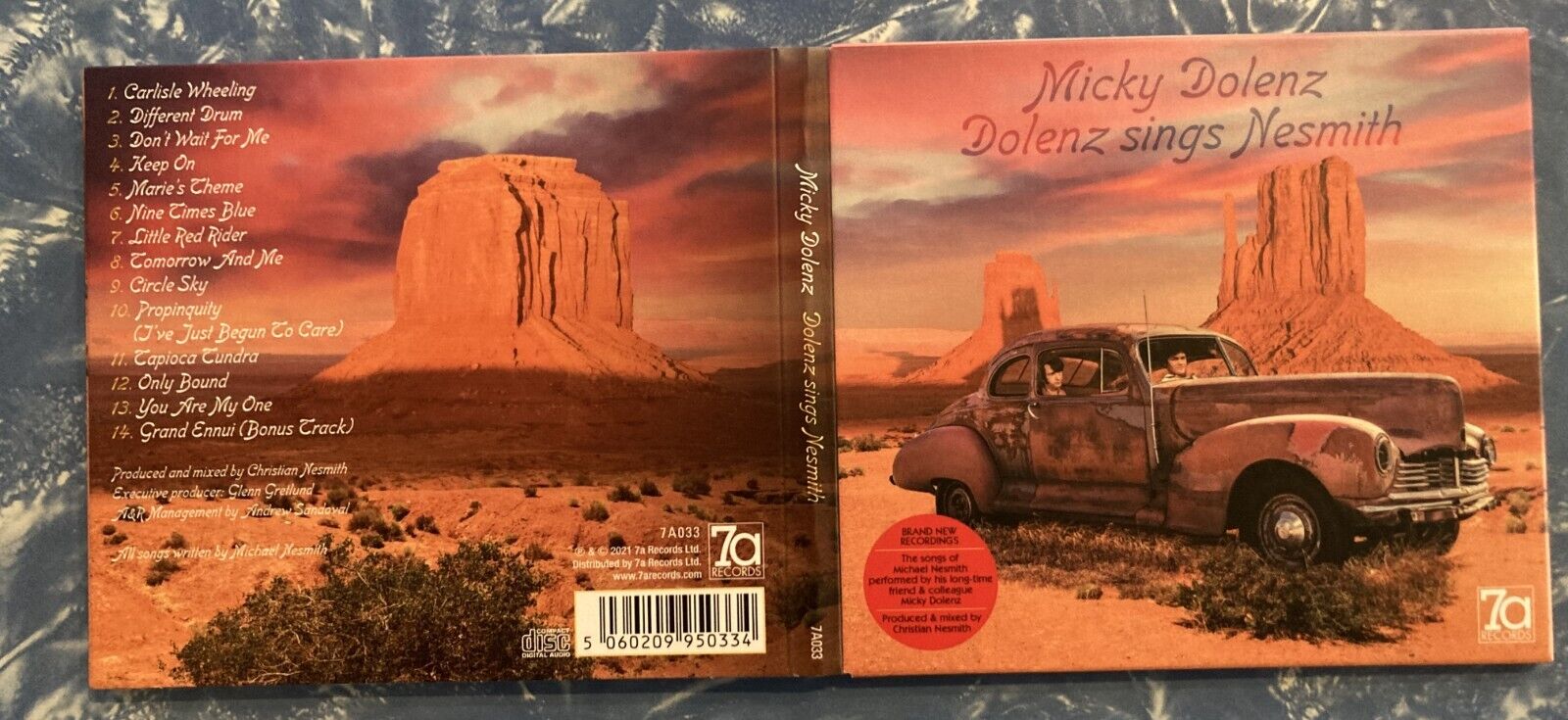 Micky Dolenz Sings Nesmith CD 7A Records