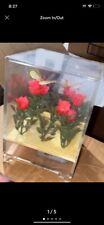 Vintage Lucite Music Box with fluttering butterflies  picture