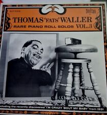 THOMAS FATS WALLER: Rare Piano Roll Solos Vol 3 US Biograph Early Jazz LP  picture