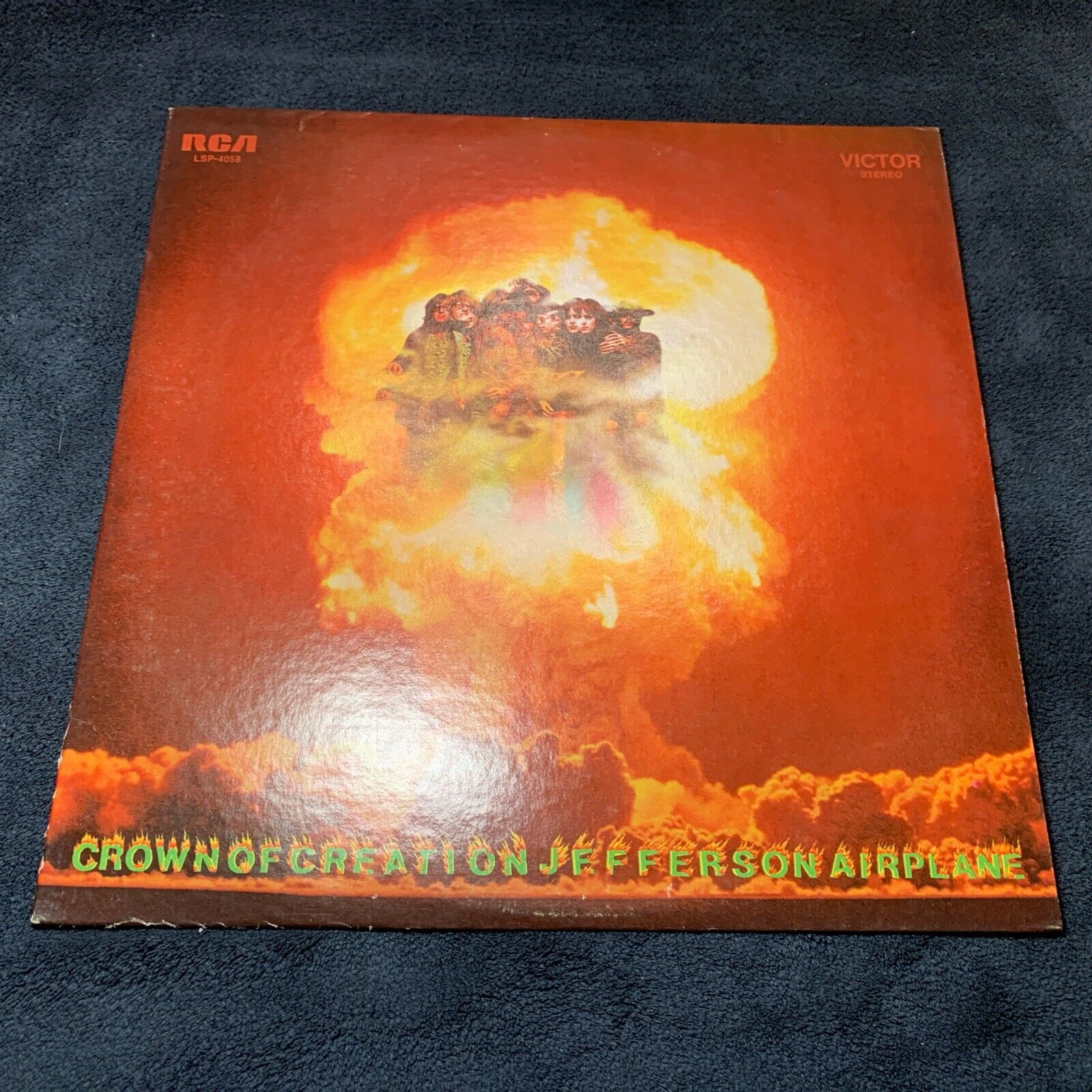 Jefferson Airplane Crown Of Creation  Vinyl Record LP Album RCA LSP-4058