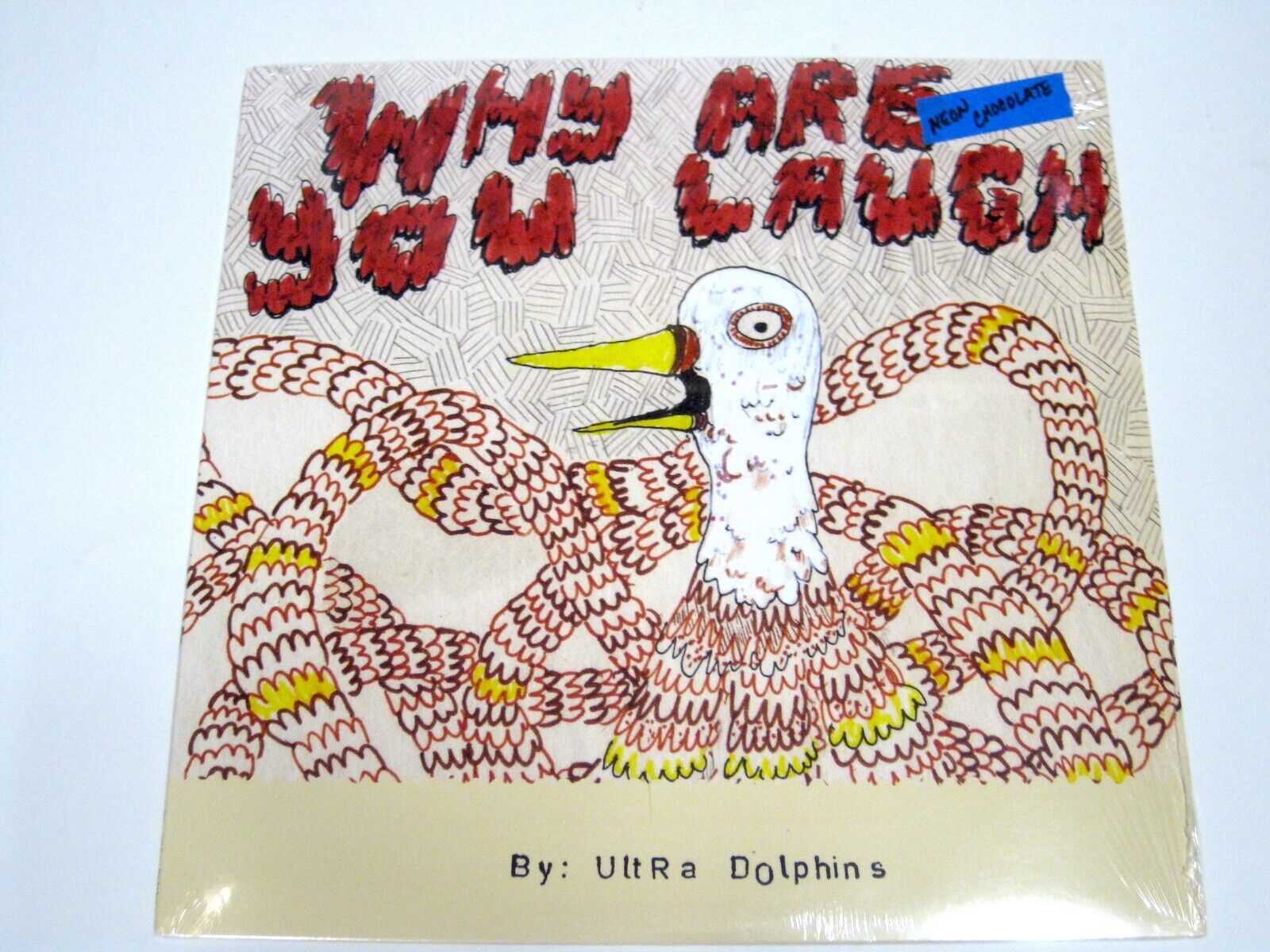 Ultra Dolphins ~ Why Are You Laugh LP RARE 100 COLOR pelican red sparowes grails