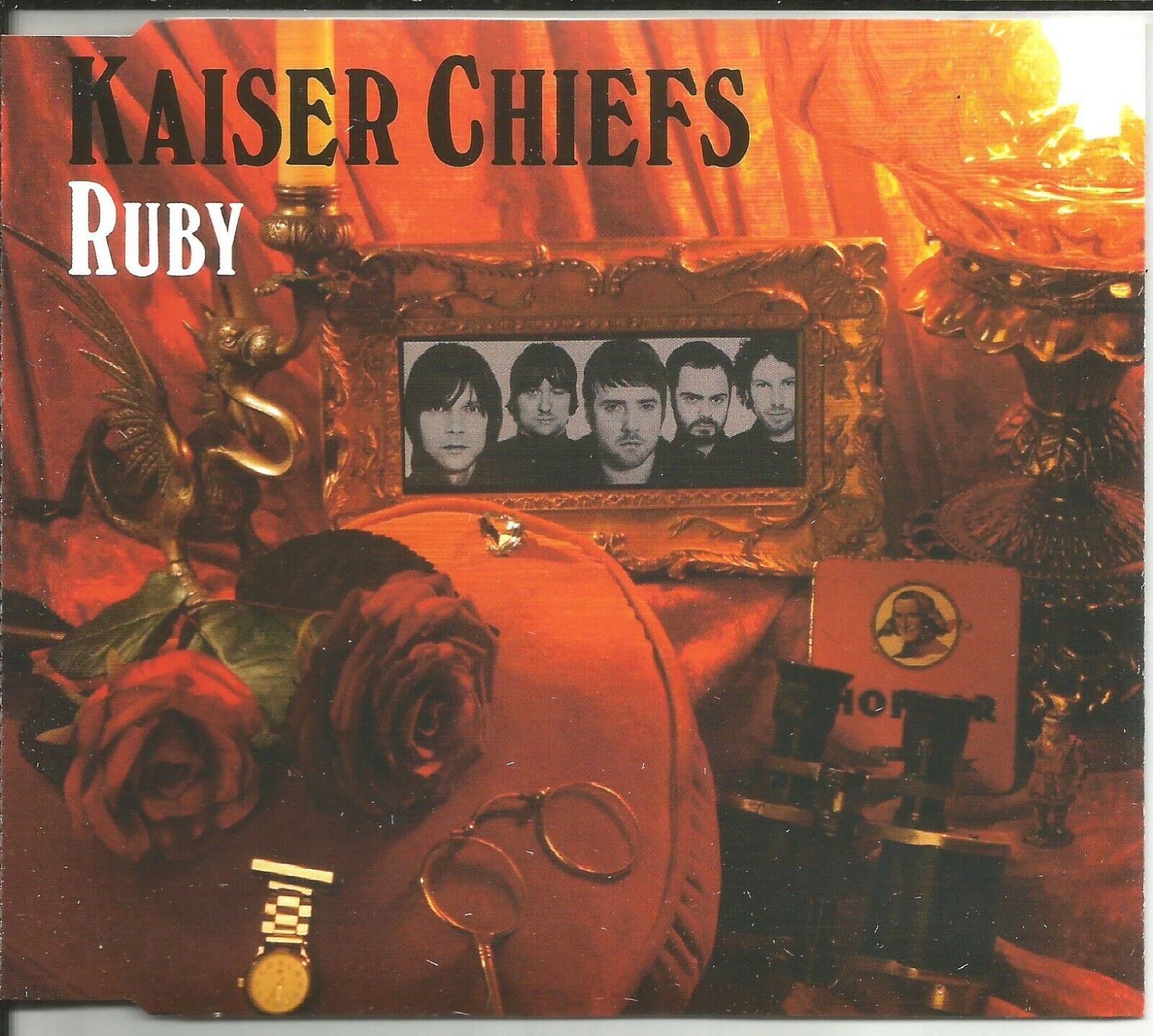 KAISER CHIEFS Ruby RARE 2TRX w/UNRELEASED TRK Europe CD Single SEALED USA seller