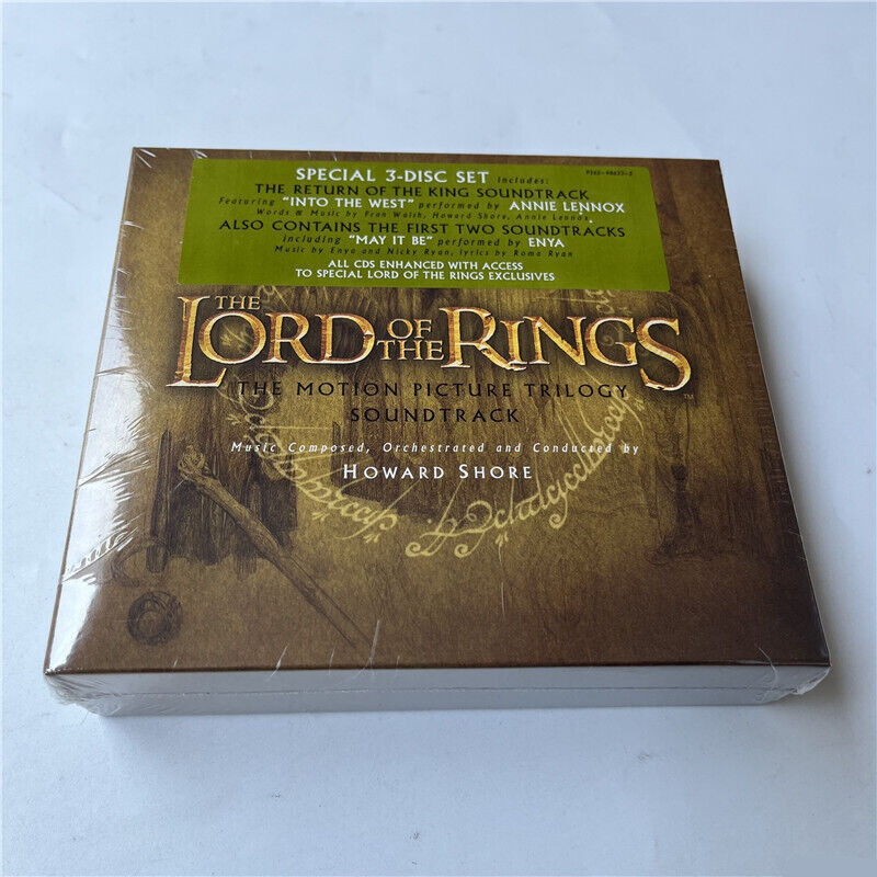 Lord Of The Rings - Original Soundtrack OST Box Set Music 3 CDs by Howard Shore