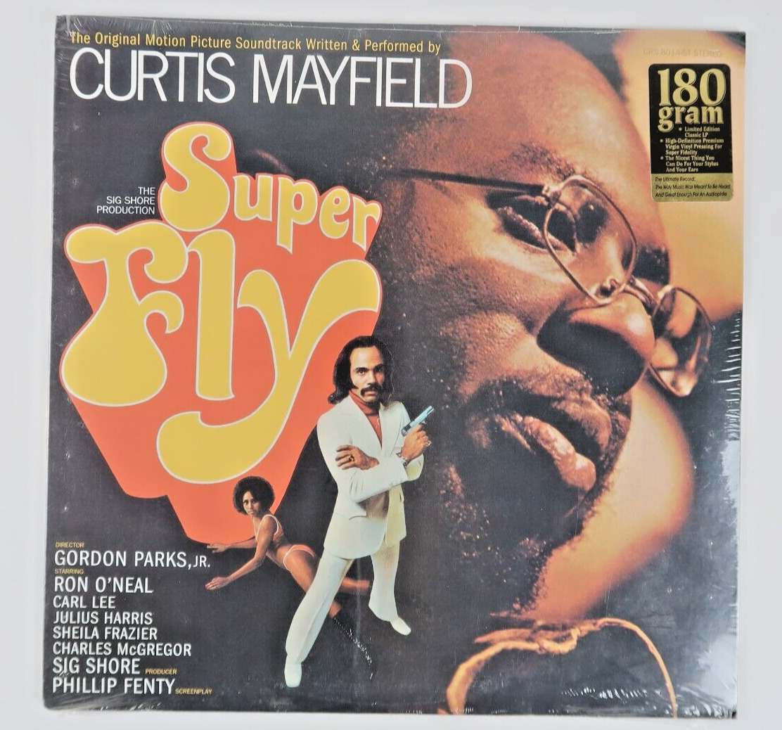 Super Fly Soundtrack Curtis Mayfield Audiophile 180g LP Remastered New Sealed