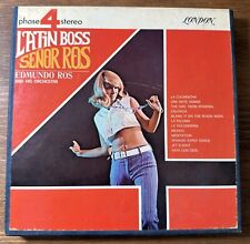 Edmundo Ros & His Orchestra Latin Boss Señor Ros London 4 Track Reel Tape 71/2 picture
