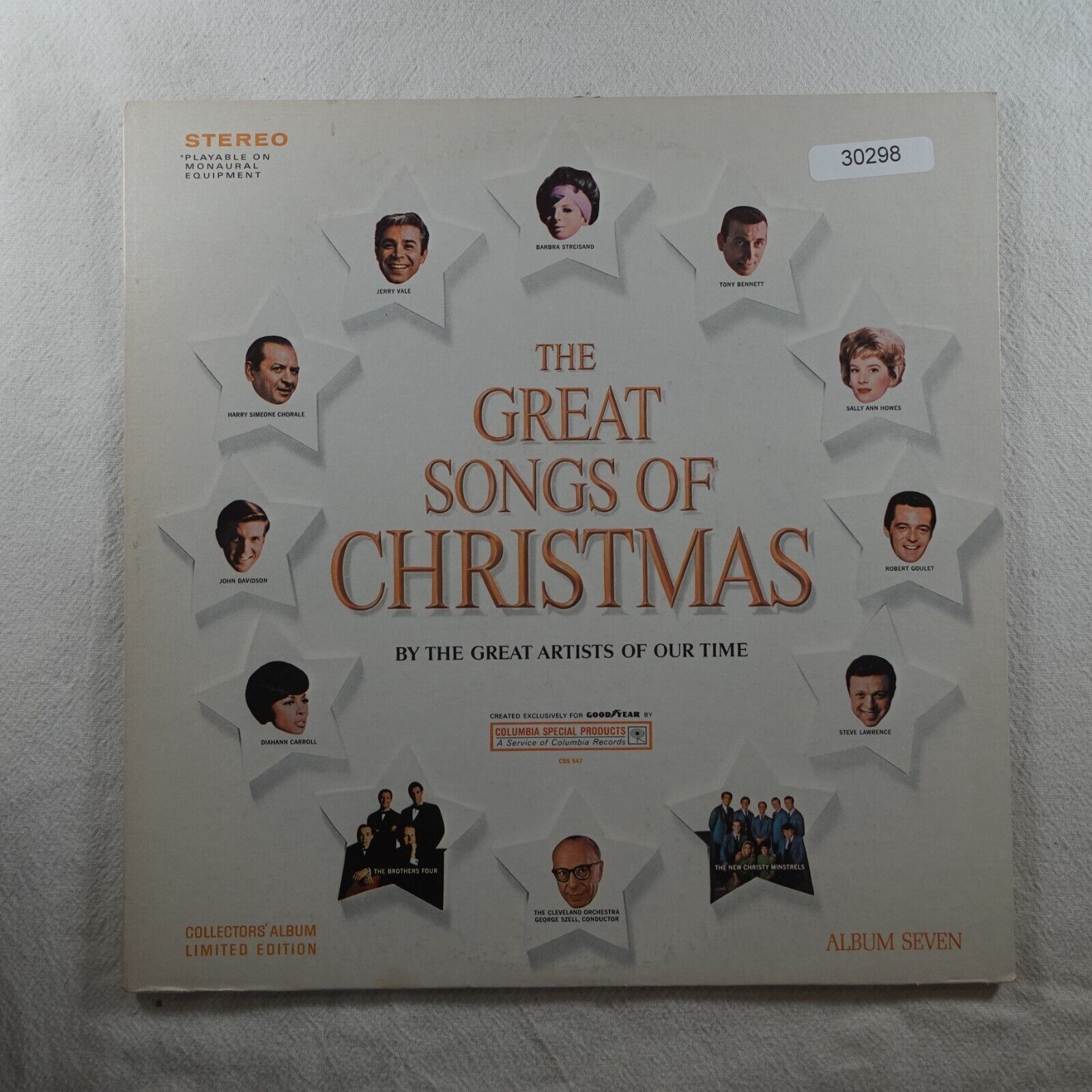 Various Artists The Great Songs Of Christmas LP Vinyl Record Album