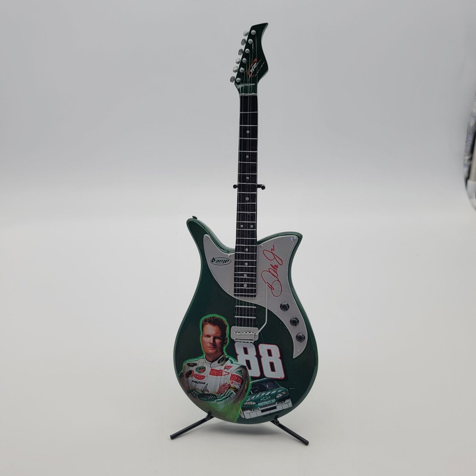 Hamilton Collection Dale Earnhardt Jr. AMP Energy Miniature Guitar 23 Nascar