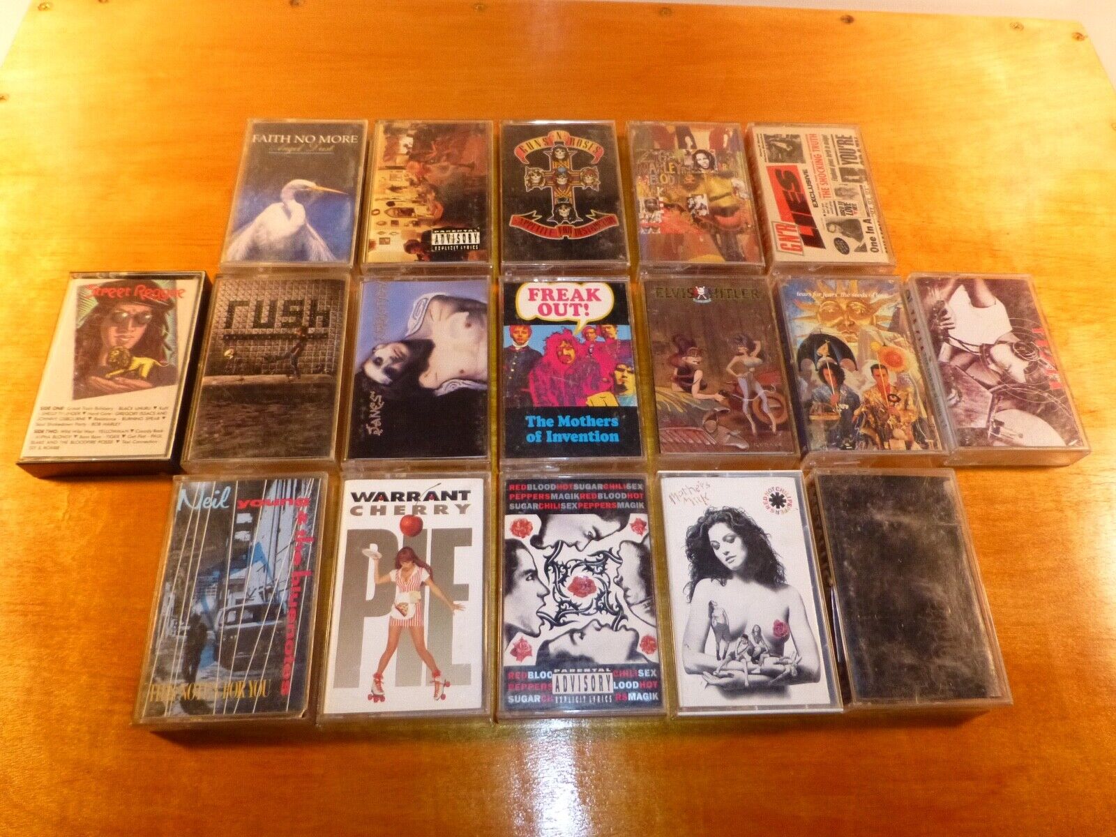 cassette single lot 1960\'s To 1990\'s Rock, Metal, Acid Rock, Reggae, Ska