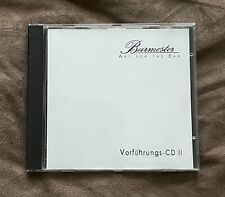 Burmester - Art For The Ear Test CD II, Ultra Rare, Audiophile Must have CD. picture