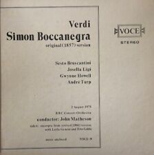 Giuseppe Verdi-Simon Boccanegra Opera Voce-9 Vinyl 12'' Box Set picture