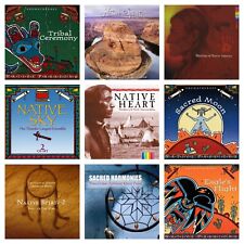 9 used NATIVE AMERICAN CD LOT flute drums traditional ceremony music spirit song picture