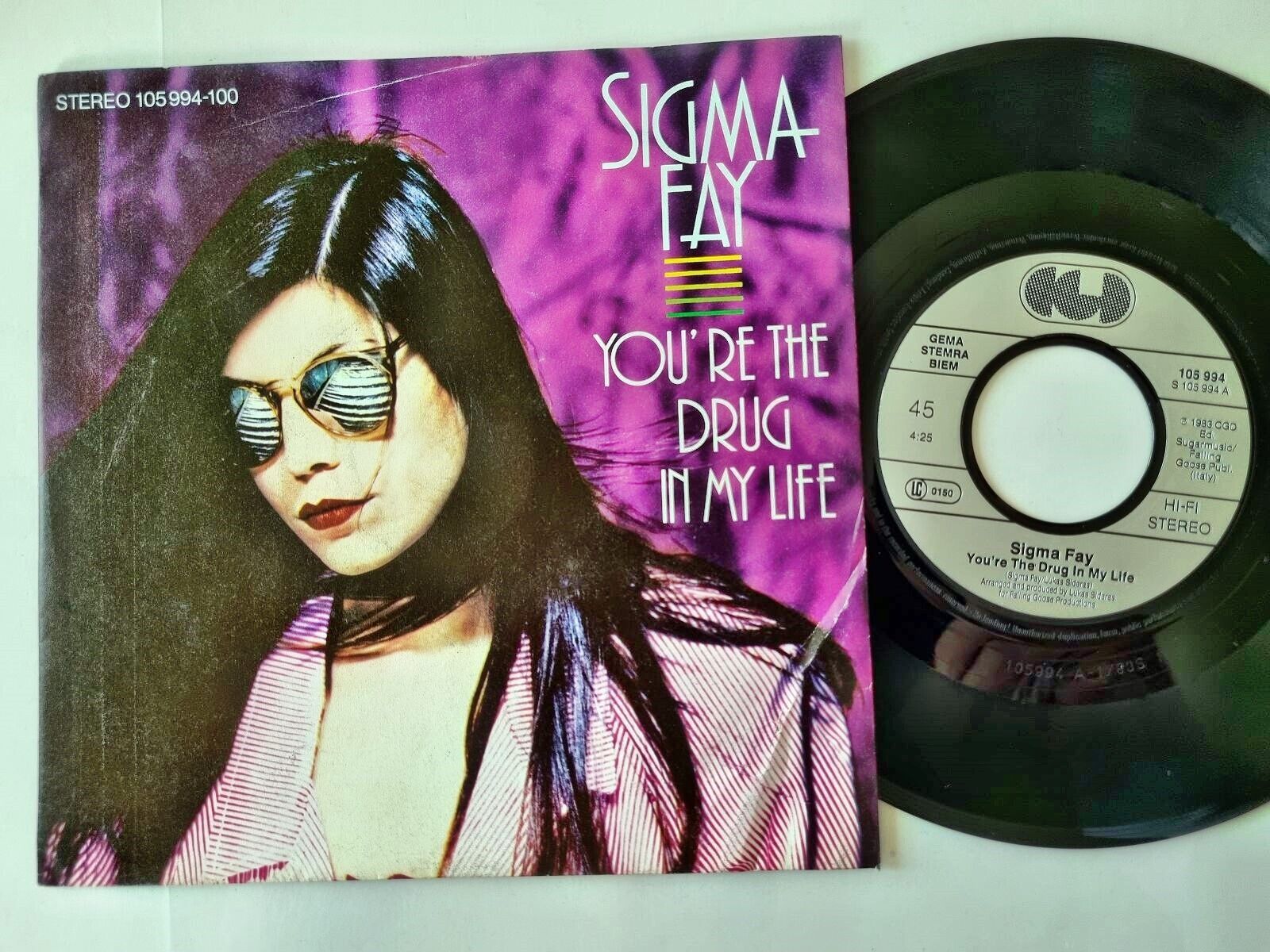 Sigma Fay - You\'re the drug in my life 7\'\' Vinyl Germany