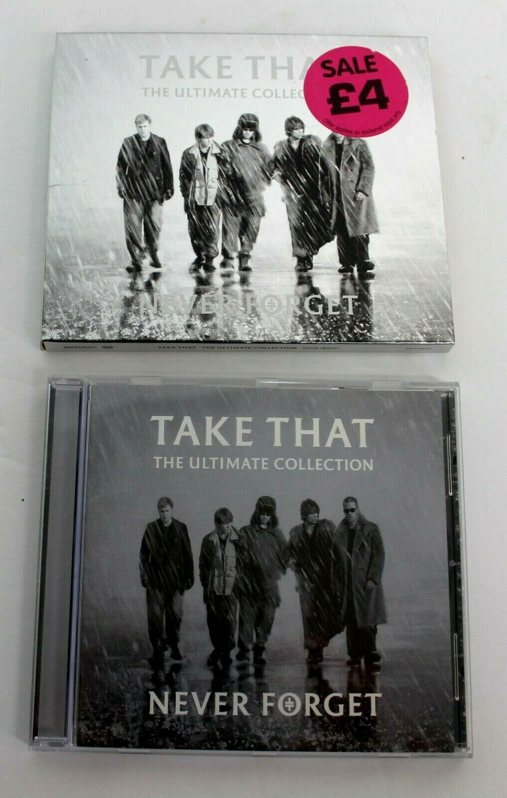 Take That - The Ultimate Collection Never Forget Music CD With Sleeve 2005 Sony