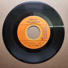James Davis - Chains Around My Heart; Your Turn To Cry - Vinyl Record 45 RPM picture