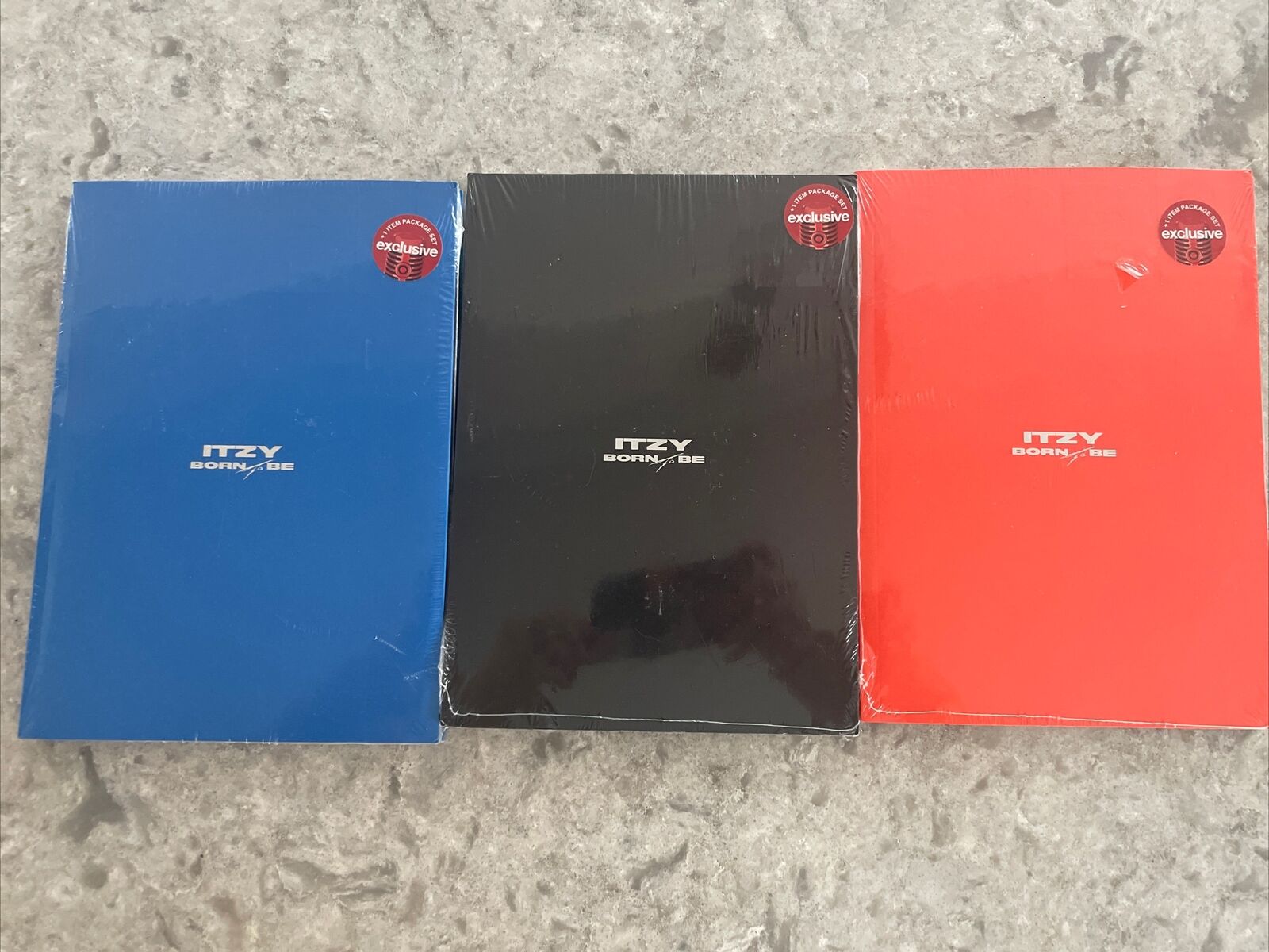 SEALED ITZY 2nd Album [BORN TO BE] TARGET EXCLUSIVE SET Red Blue Black