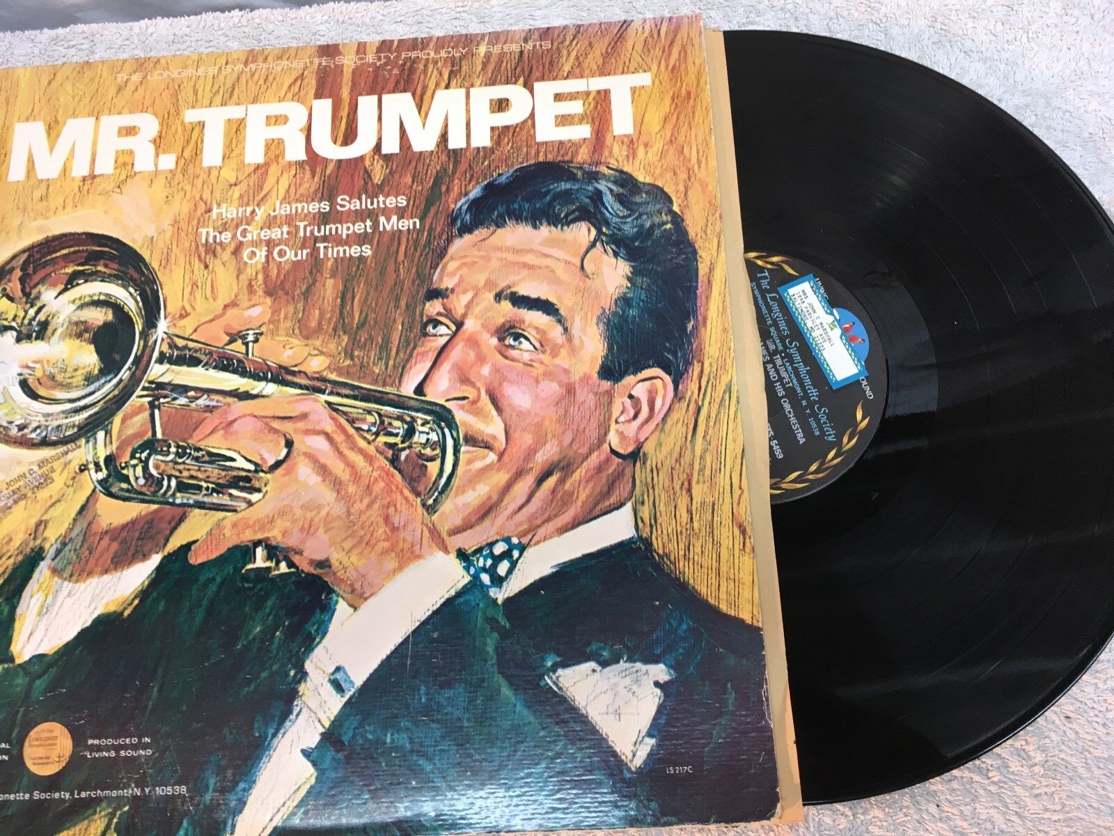 Vintage Mr Trumpet Harry James Record Vinyl Album When the Saints Go Marching in