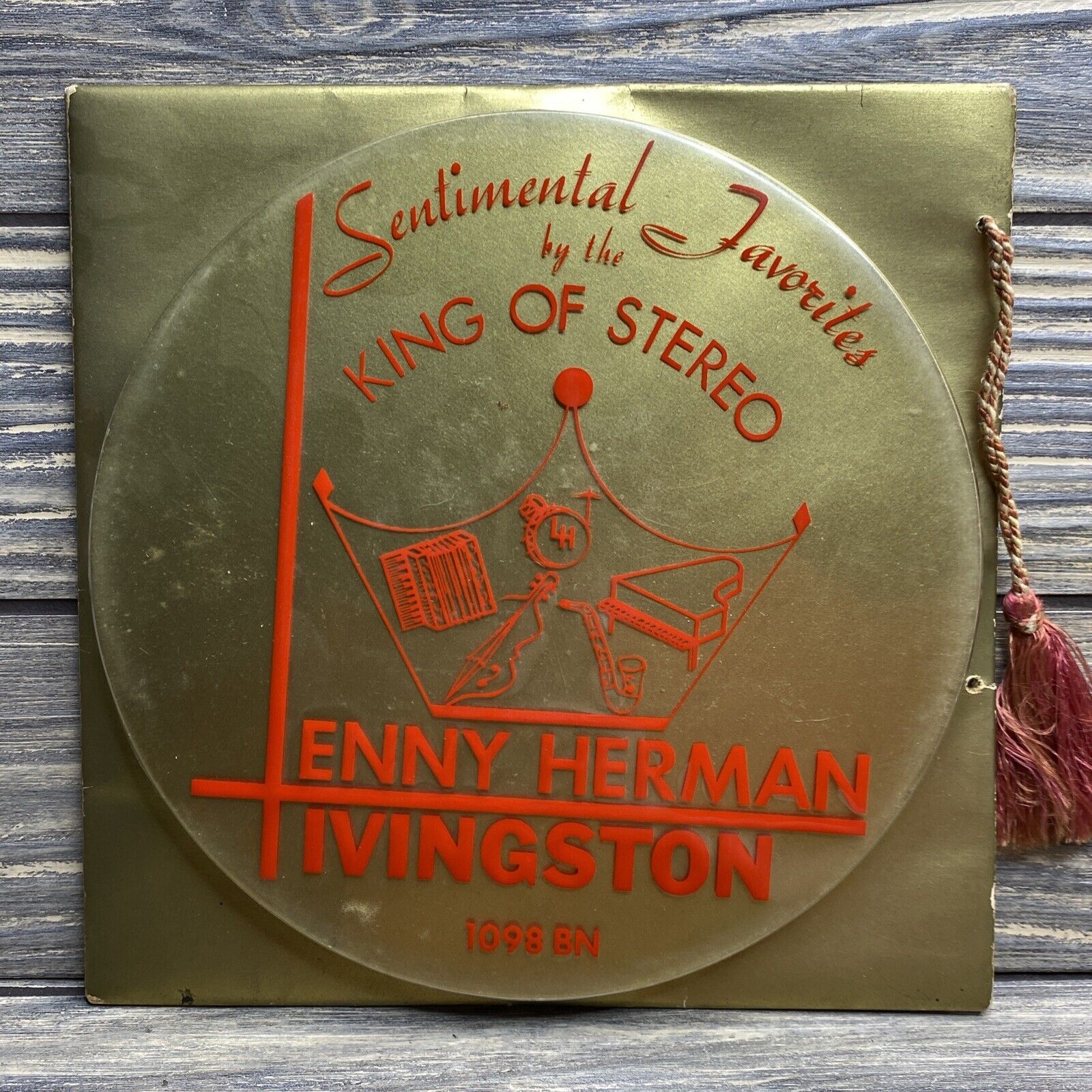 Vtg Stereophonic Tape Sentimal Favorites Lenny Herman Livingston 7.5 IPS Reel