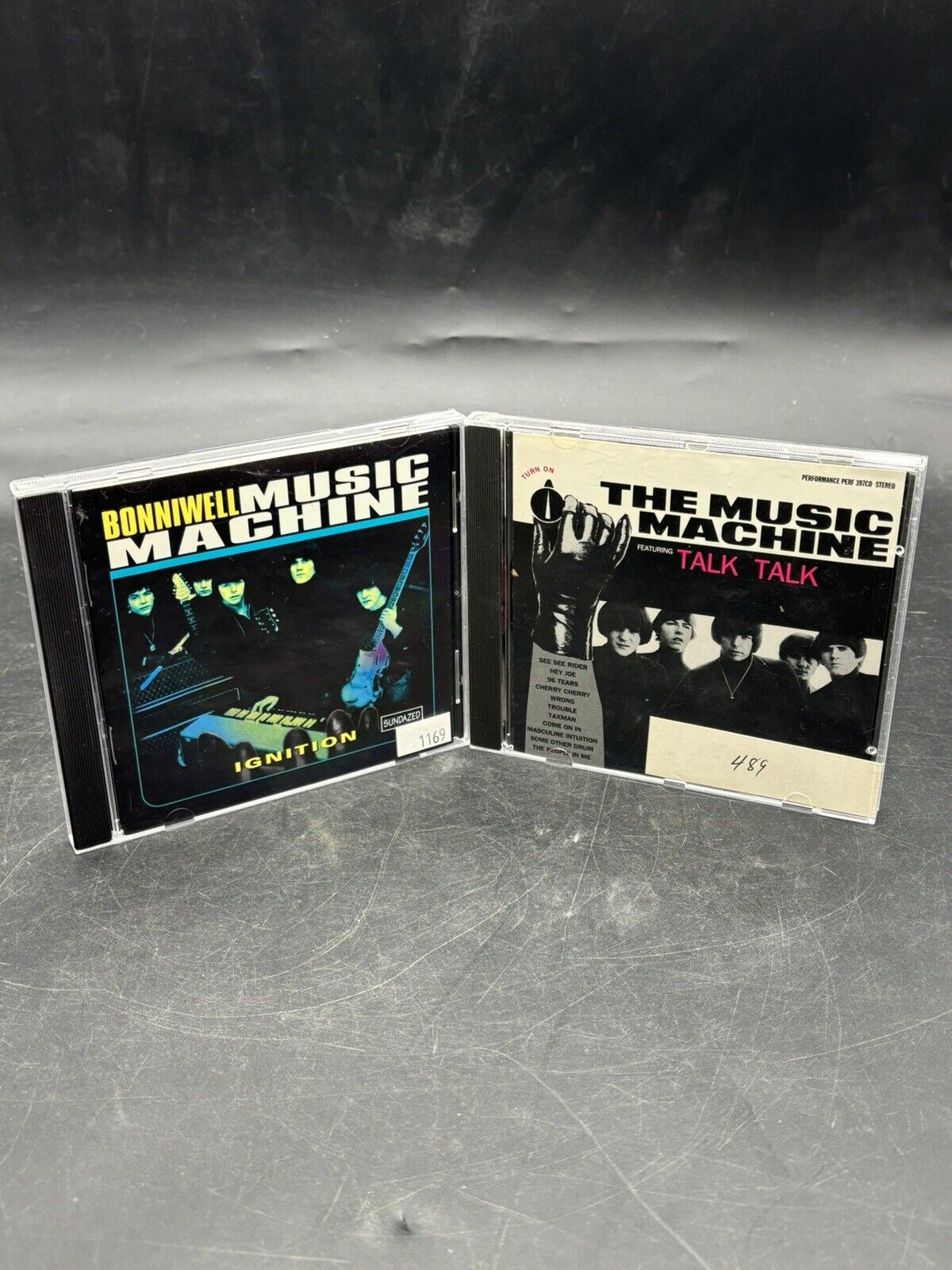 Lot of 2 CDs The Music Machine Ft. Talk Talk, Bonniwell Music Machine Mint Teste
