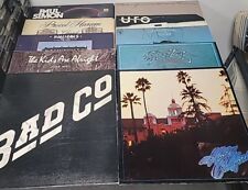 Lot of 10 Vtg Vinyl Albums: Eagles Bad Company The Who Paul Simon UFO picture