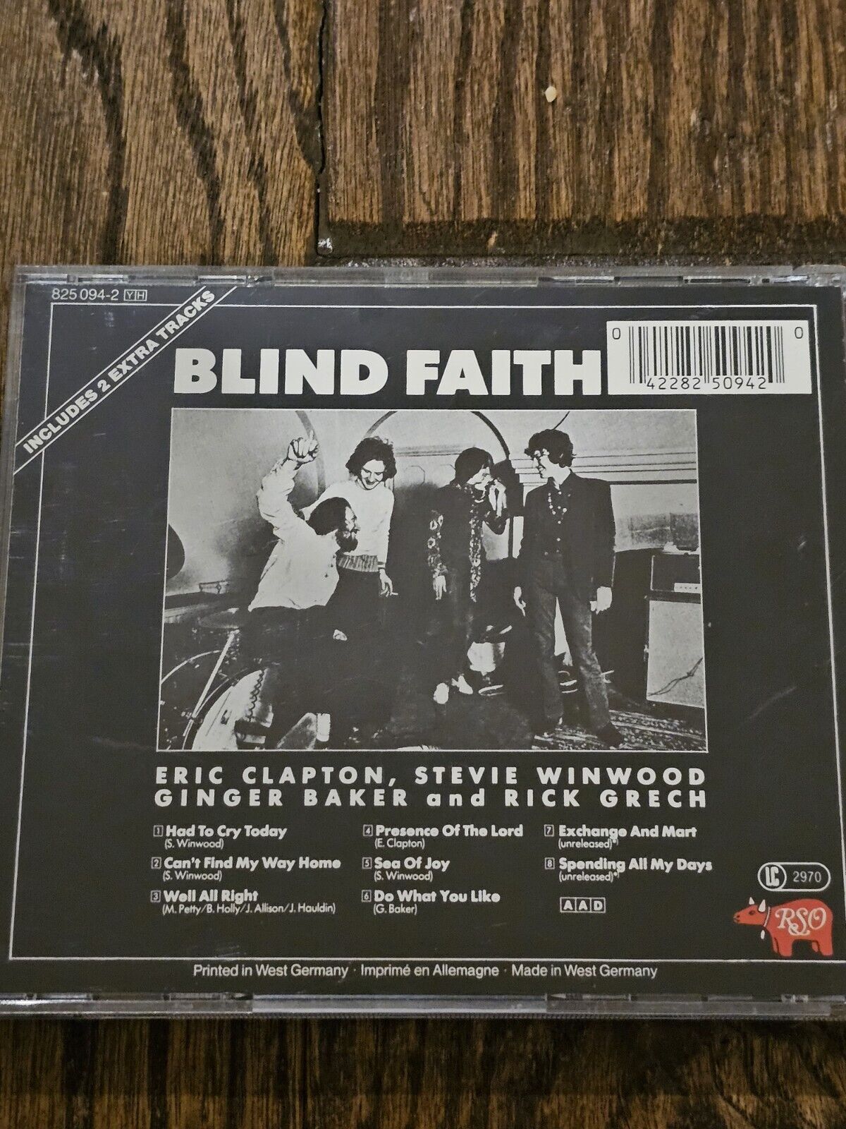 Blind Faith - Eric Clapton, Winwood, Baker, Grech CD Import West Germany