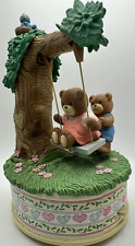 Vintage LUCY & ME TEDDY BEAR MUSIC BOX “Let Me Call You Sweetheart ” Enesco 1986 picture