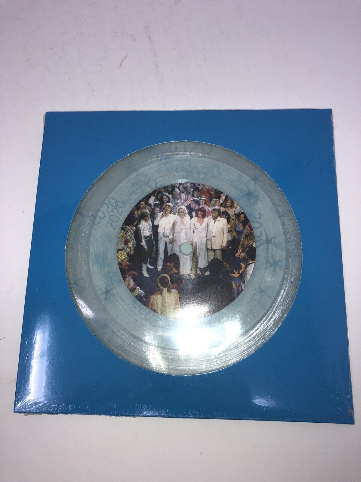 ABBA Happy New Year 7” Clear Picture Disc Vinyl LP  # /4000 Only 4K Ever Made