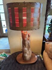MCM Cypress Root  Lamp - Handcrafted Table Lamp Handmade Mint picture